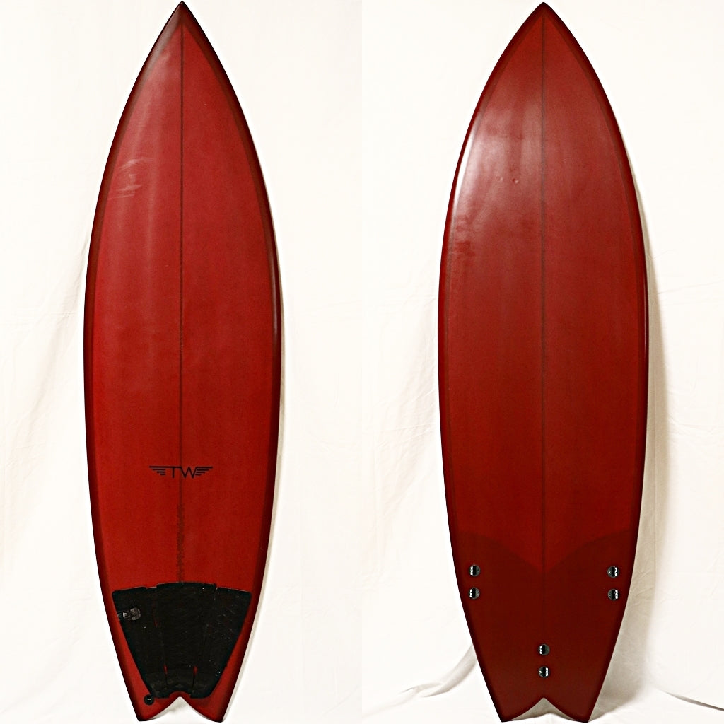 サーフィン・ボディボード Tyler Warren 5 fin futures fin Tyler Warren本人ボード 5'8 Thruster Fish(USED) – Alternative
